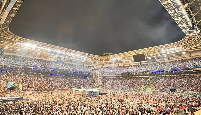 Allianz Parque no dia 18 de novembro, a espera do grupo RBD (Reprodução/X)