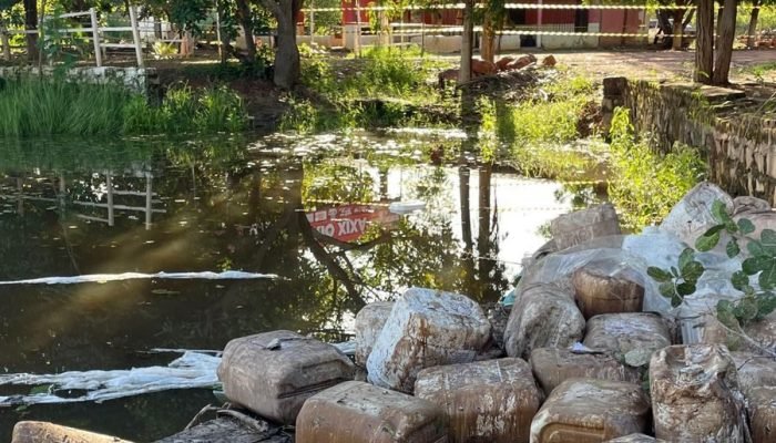 Balneário em Bertolínia (Foto: Ascom Sedec)