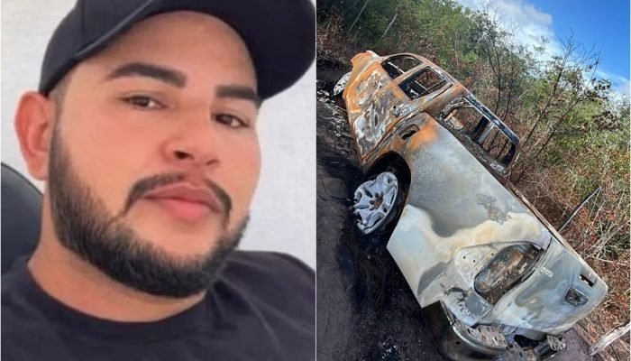 Carro de empresário piauiense é encontrado carbonizado no Maranhão. (Foto: montagem / ClubeNews)