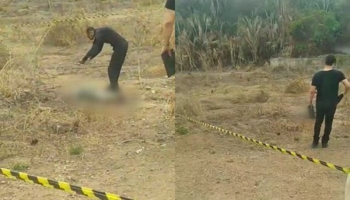 Homem é encontrado morto em terreno próximo ao CEU Norte (Foto: Reprodução)