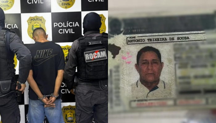 Suspeito de latrocínio contra PM reformado é preso em Teresina (Foto: Divulgação)