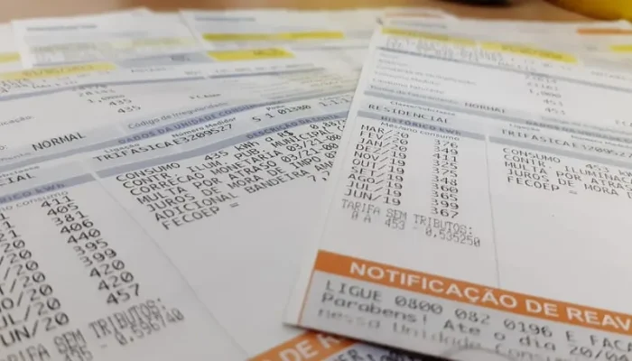 Conta de energia (Foto: Heliana Gonçalves/G1)