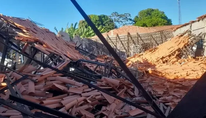Desabamento de cobertura em escola municipal no Piauí não deixa feridos