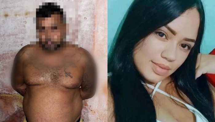 O suspeito e a vítima (Foto: colagem / Portal ClubeNews)