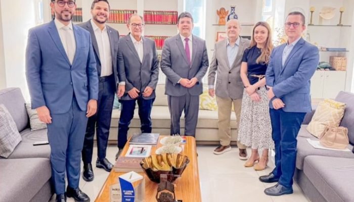 Encontro Rafael Fonteles e Silvio Mendes (Foto: Instagram Rafael Fonteles)