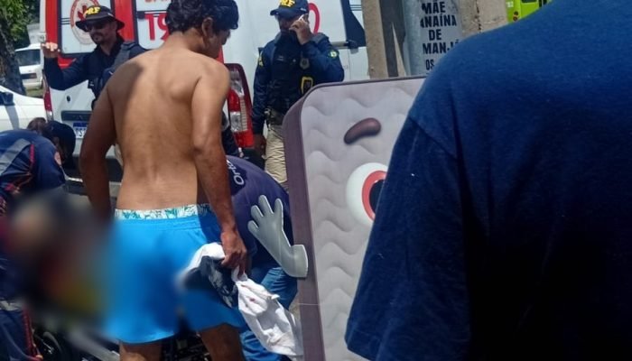 Casal sofre ferimentos graves em acidente de moto na avenida João XXIII, em Teresina