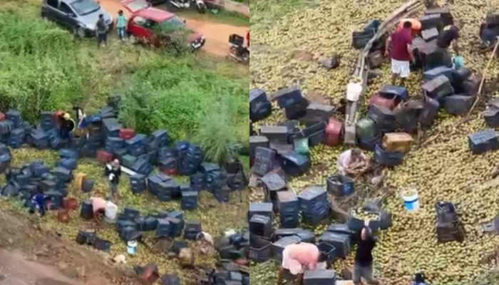 Caminhoneiro sofre acidente grave após carreta tombar na BR-407 no Sul do Piauí