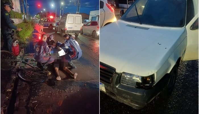 Ciclista morre em acidente com carro no bairro Buenos Aires, em Teresina
