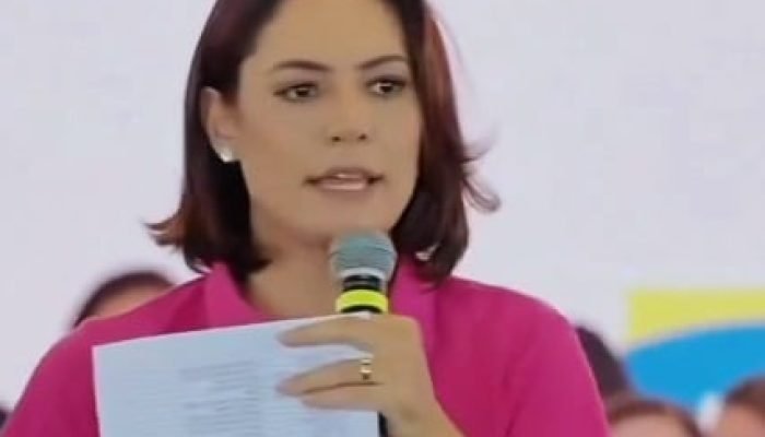 Michelle Bolsonaro comenta veto a Messias e fala em ‘justiça de Deus’
