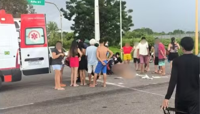 Idoso de 82 anos sofre fratura em colisão de motos em Cocal, Piauí