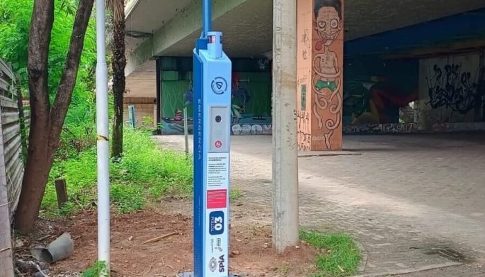 Teresina ganha totem inteligente para emergências na avenida Marechal Castelo Branco
