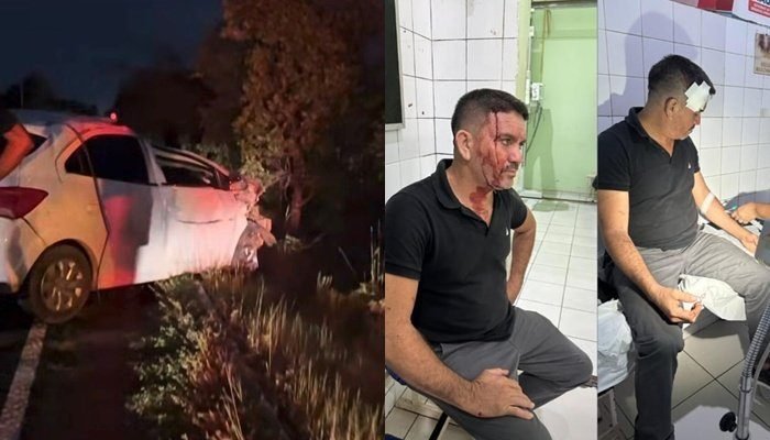 Ex-vereador de Barras sofre acidente na Pi-113 e fica ferido