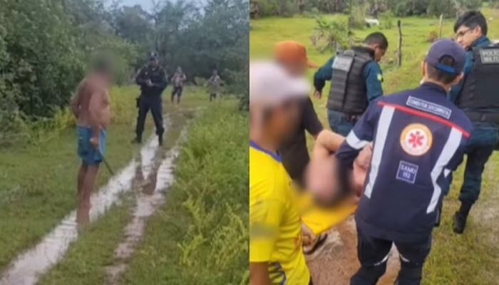 Homem ameaça familiares com facão durante surto psicótico em José de Freitas