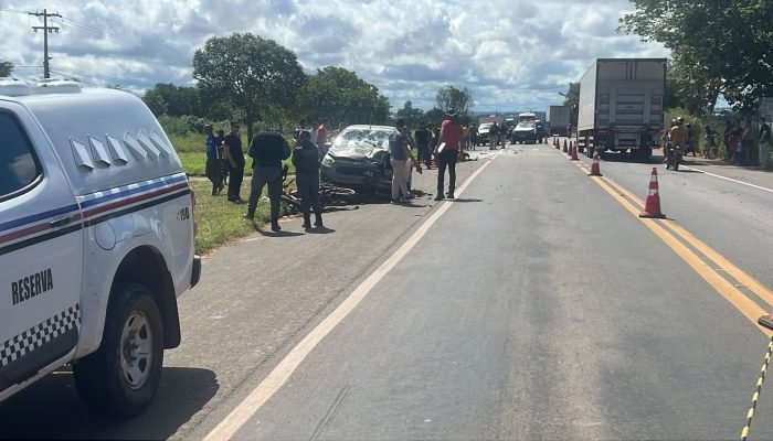 Mulher morre em colisão entre carro e moto na Br-226 em Timon