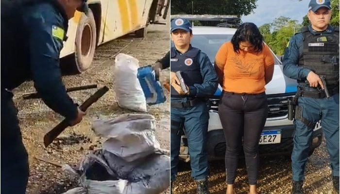 Mulher é detida com arma de fogo roubada em ônibus em Teresina