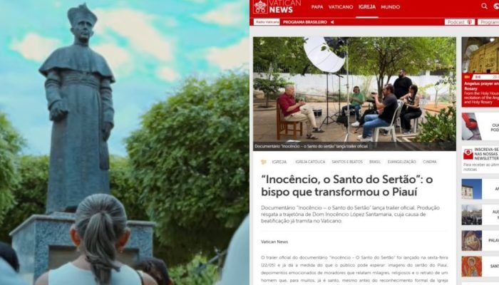 Documentário sobre Dom Inocêncio é destaque no portal do Vaticano