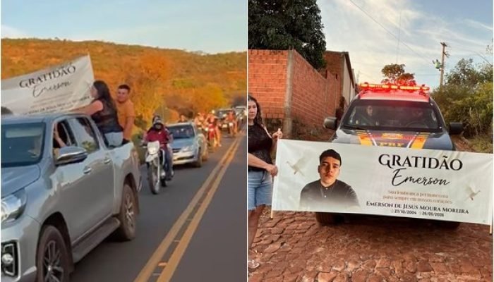 Familiares e amigos pedem justiça em carreata por estudante morto em Picos
