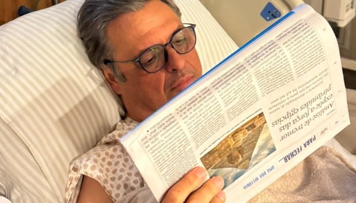 Júlio Arcoverde compartilha foto do hospital e agradece apoio em sua recuperação