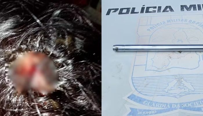 Homem é preso por agredir companheira com barra de ferro em Pio IX