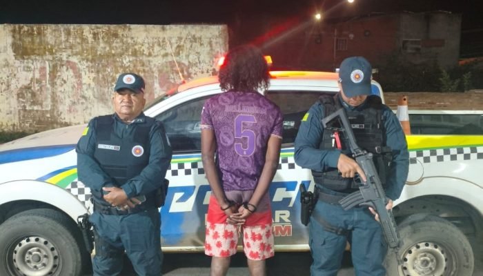 Suspeito de homicídio é detido durante patrulhamento em Amarante, Piauí