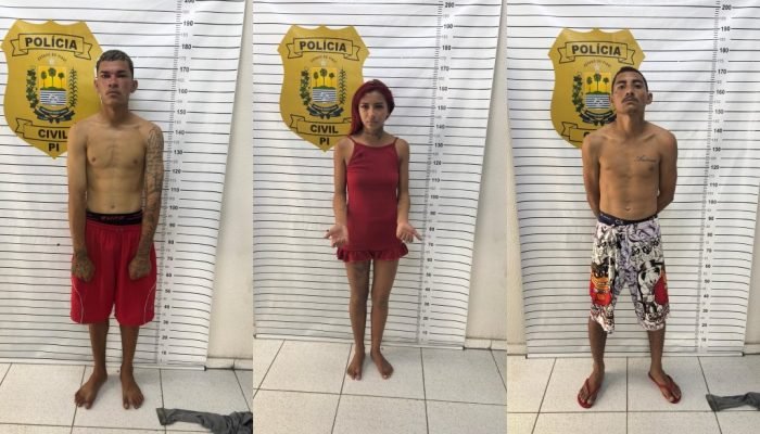 Trio é detido por tráfico de drogas em Parnaíba e polícia usa spray de pimenta