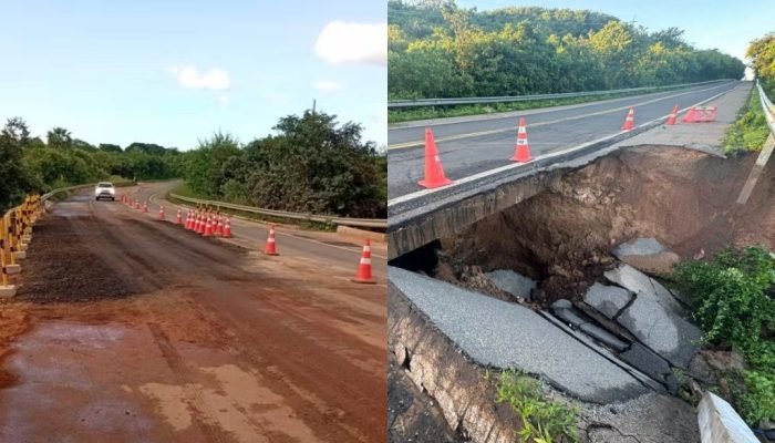 Trecho da Br-343 é liberado, mas nova interdição começa nesta terça-feira (9)