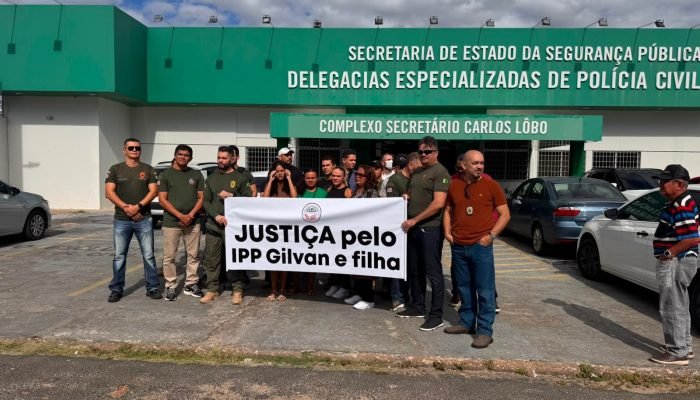 Protesto em Teresina pede justiça por policial penal e filha após atropelamento