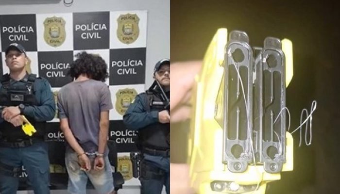 Homem é detido por violência doméstica em Uruçuí após uso de taser