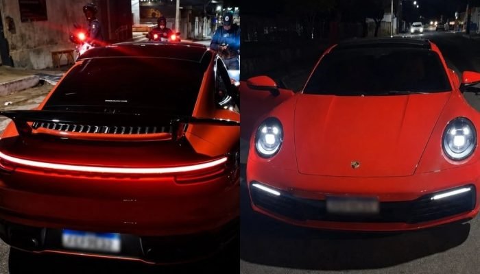 Motorista de Porsche é liberado após pagar fiança por manobras perigosas no Piauí
