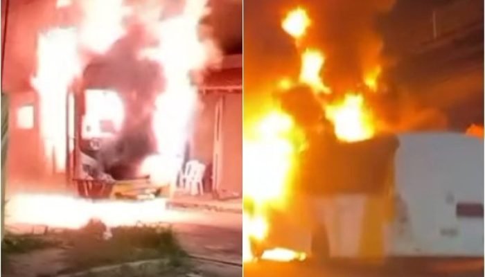 Incêndio em ônibus coletivo em Timon (MA) deixa passageiros em susto, mas sem feridos