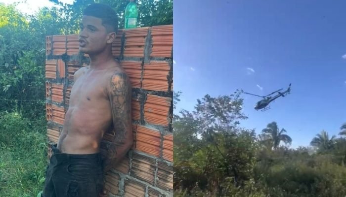 Suspeito de duplo homicídio é capturado em matagal em União com apoio de helicóptero