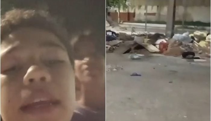 Adolescente transforma entulho em pista de skate e pede revitalização de praça em Teresina