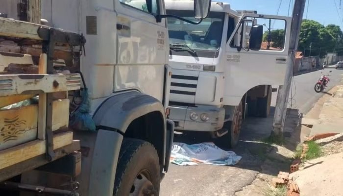 Idoso morre prensado entre caminhões durante trabalho em União