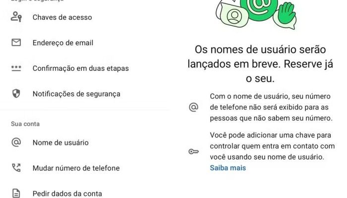Whatsapp introduz reserva de nome de usuário para maior privacidade