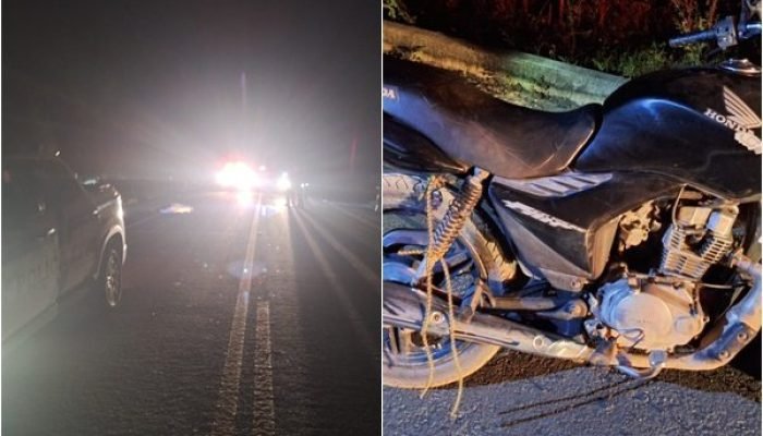 Acidente fatal entre motos deixa um morto e uma ferida na zona rural de Teresina