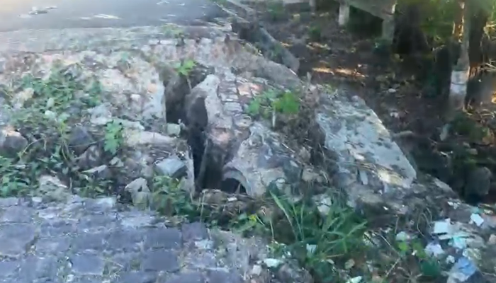 Moradores do bairro Satélite em Teresina alertam sobre avanço de grotão e riscos de acidentes