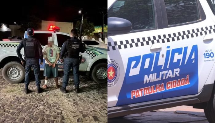 Homem é preso após agredir familiares com facão em Elesbão Veloso