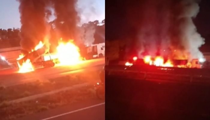 Incêndio em carreta resulta em morte na Br-343 em Teresina