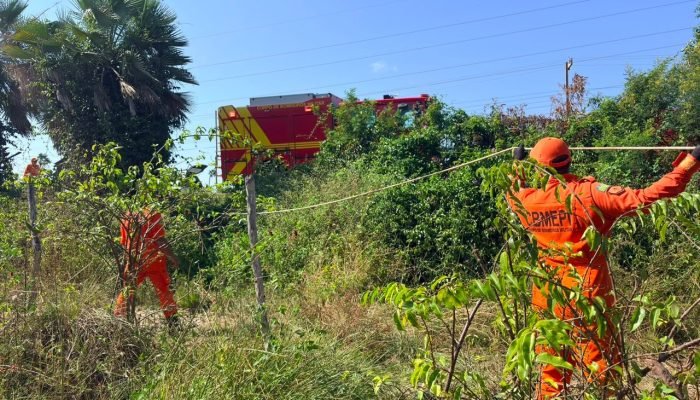 Bombeiros intensificam buscas por mulher desaparecida após capotamento em Parnaíba