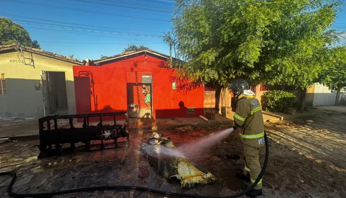 Incêndio em Piripiri: ventilador causa danos em residência
