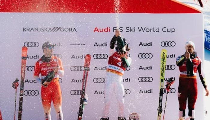 Lucas Pinheiro vence a a prova de slalom gigante na Copa do Mundo de esqui alpino neste sábado (...