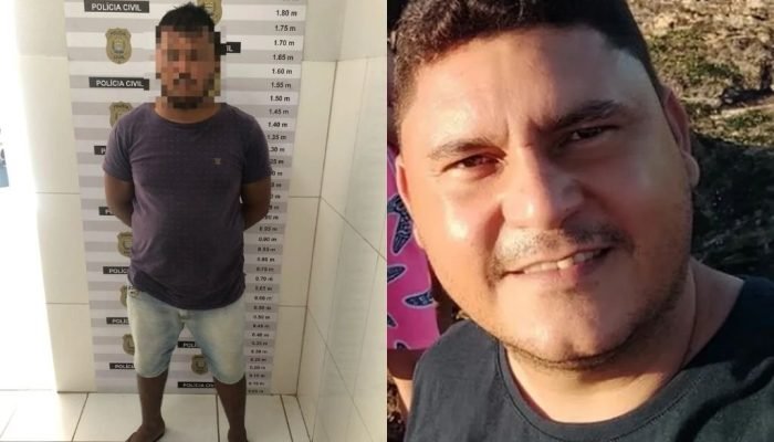 Mandante Paulo Ferreira Pereira e a vítima João Rodrigues Neto Dias (Foto: Reprodução)