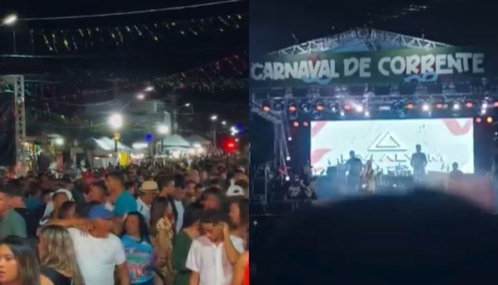 Imagens do carnaval de 2025 em Corrente (Foto: Prefeitura de Corrente)