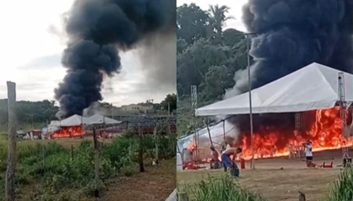 O fogo pode ter sido provocado por um curto-circuito, mas as causas serão investigadas pelas aut...