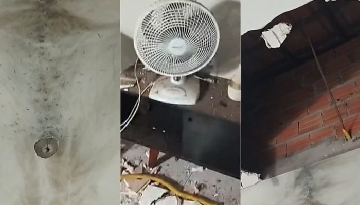 Raio atinge casa de motorista por aplicativo e causa prejuízo de R$ 10 mil em Timon