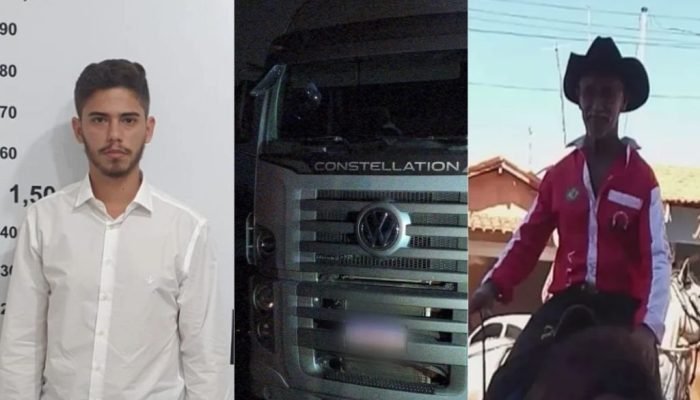 Sirval Wandermurem, caminhão que estava carregando carga de uísque e vítima de homicídio. (Fo...