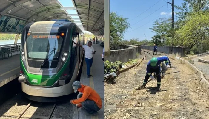 Mudanças no trajeto do VLT em Teresina devido a obras na linha férrea