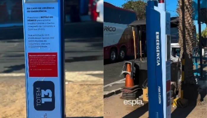 Novos totens de segurança são instalados em Teresina