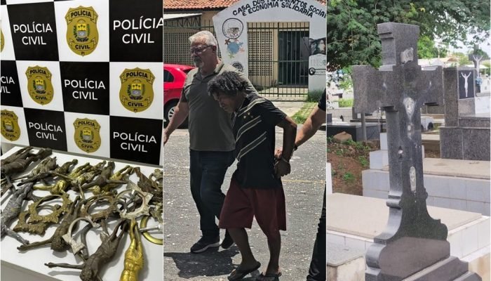 Segundo a Polícia Civil, “Cabeludo” vendia crucifixos por R$ 40 e já respondia por furtos n...