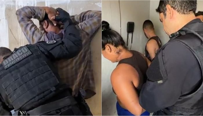 Presos em operação contra o tráfico de drogas. (Foto: montagem / SSP-PI)
